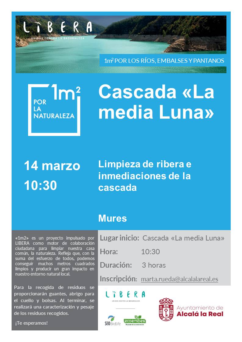 Cartel LIBERA Cascada Media Luna