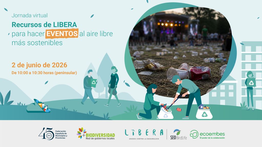 Píldora informativa online: Recursos de LIBERA para hacer eventos al aire libre más sostenibles