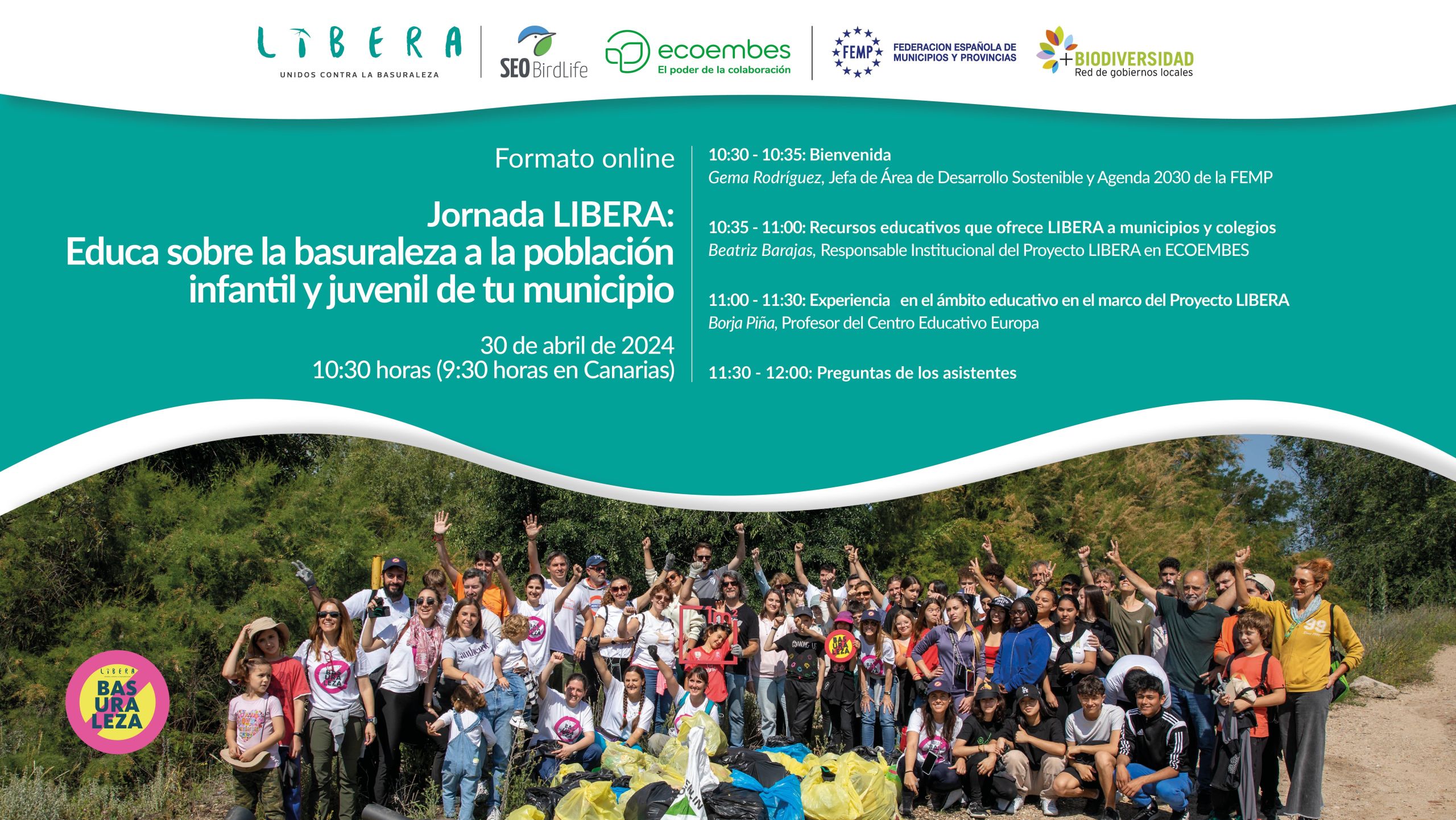 Proyecto LIBERA y la educación ambiental